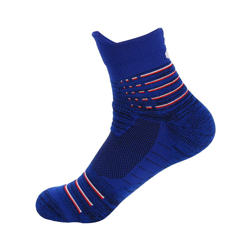 1 Pc Non Slip Sports Ankle Socks Sweat Absorption Breathable Striped ...