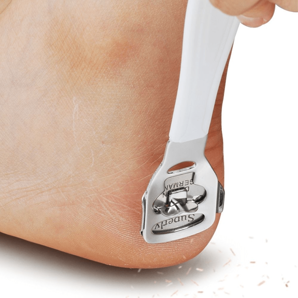 Foot File Hard Skin Remover Callus Shaver Corn Cutter Tool Pedicure + 10  Blades