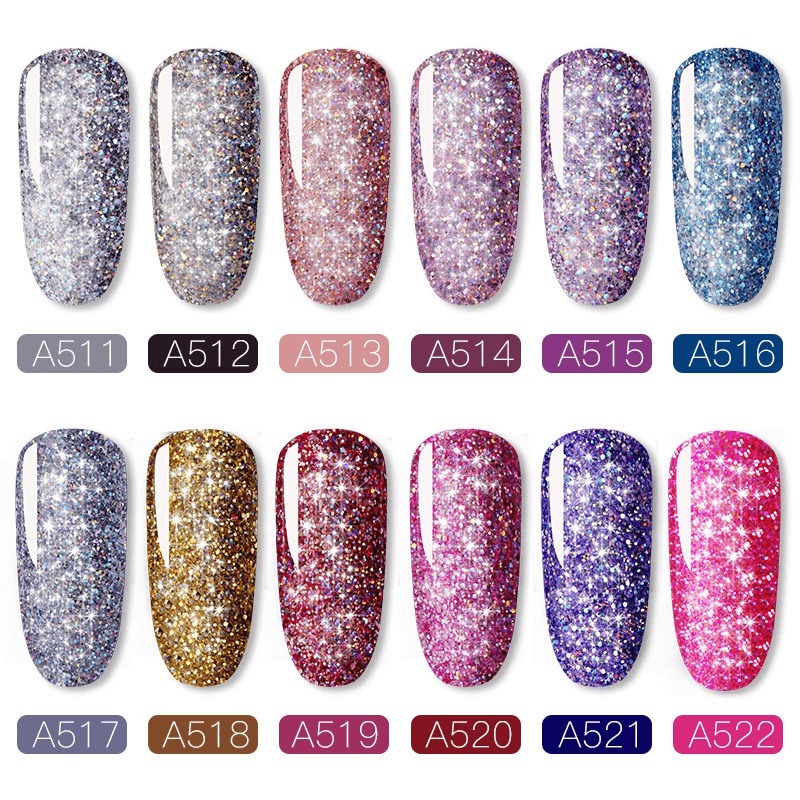 Esmalte para Uñas, Color Trend Efecto Glitter