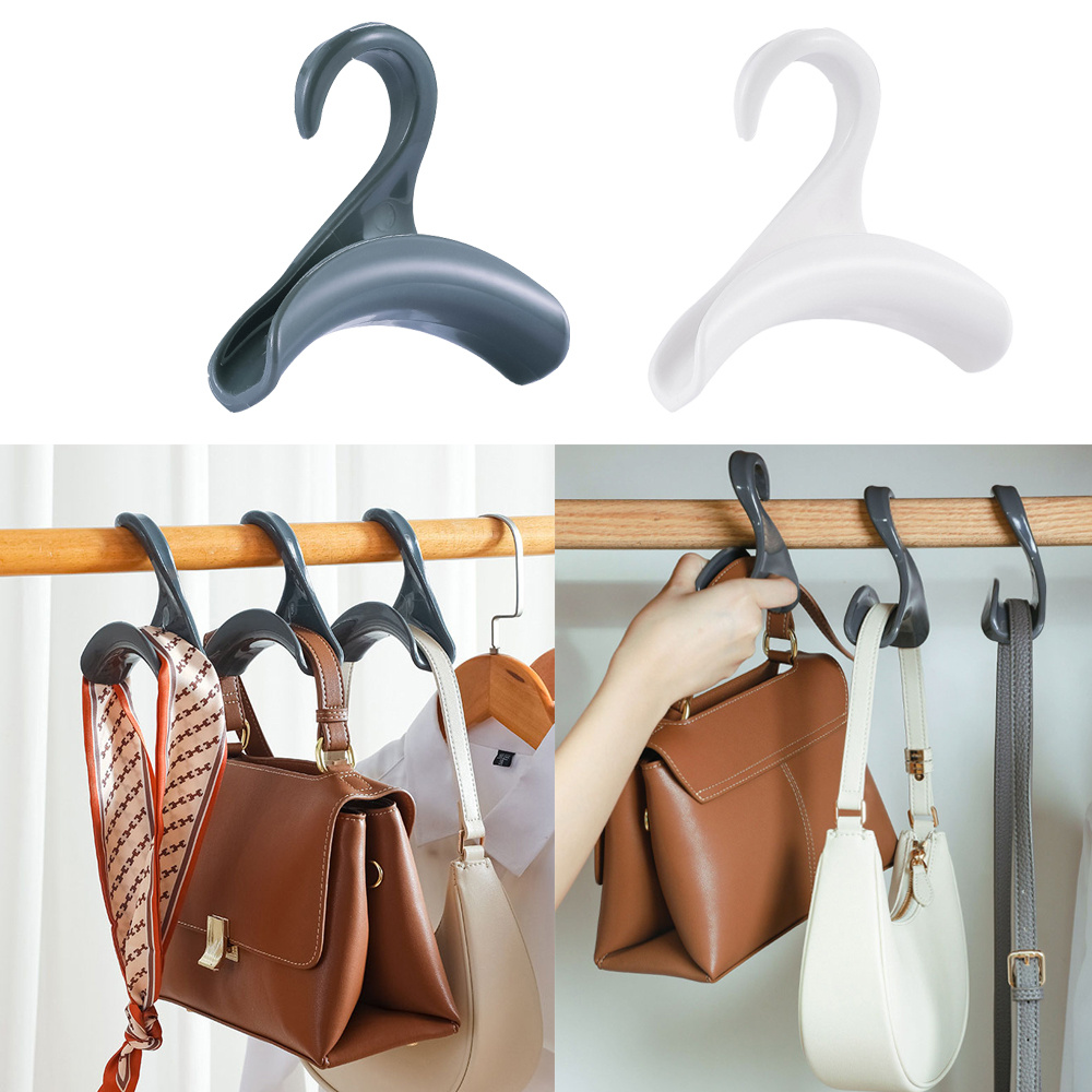 4 10pcs Purse Hanger Hook Acrylic Bag Hanger Handbag Tote Bag Rack Holder  Closet Organizer Storage For Backpacks Satchels Purses Handbags Tote Holder  - Industrial & Commercial - Temu Germany