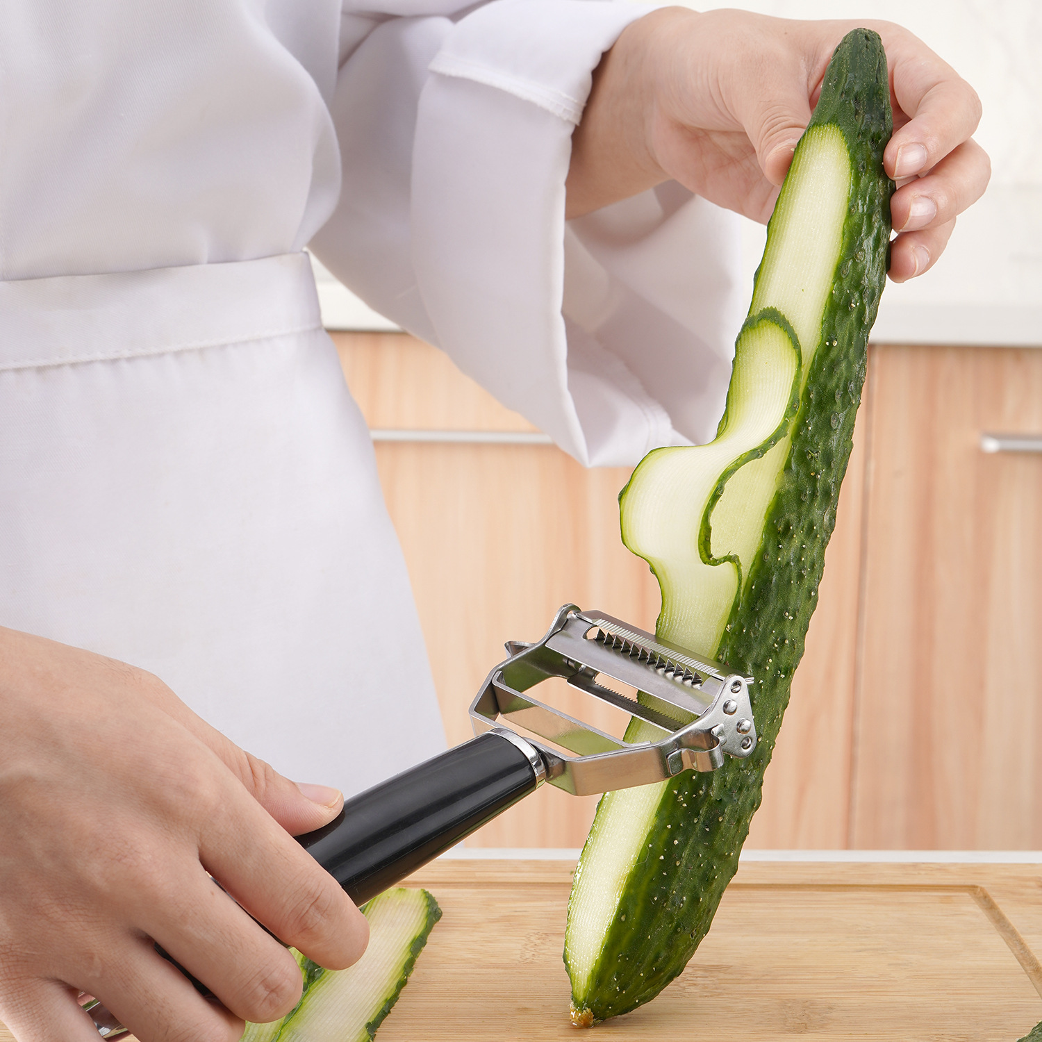 Pelador de verduras, pelador de frutas, patatas, acero inoxidable