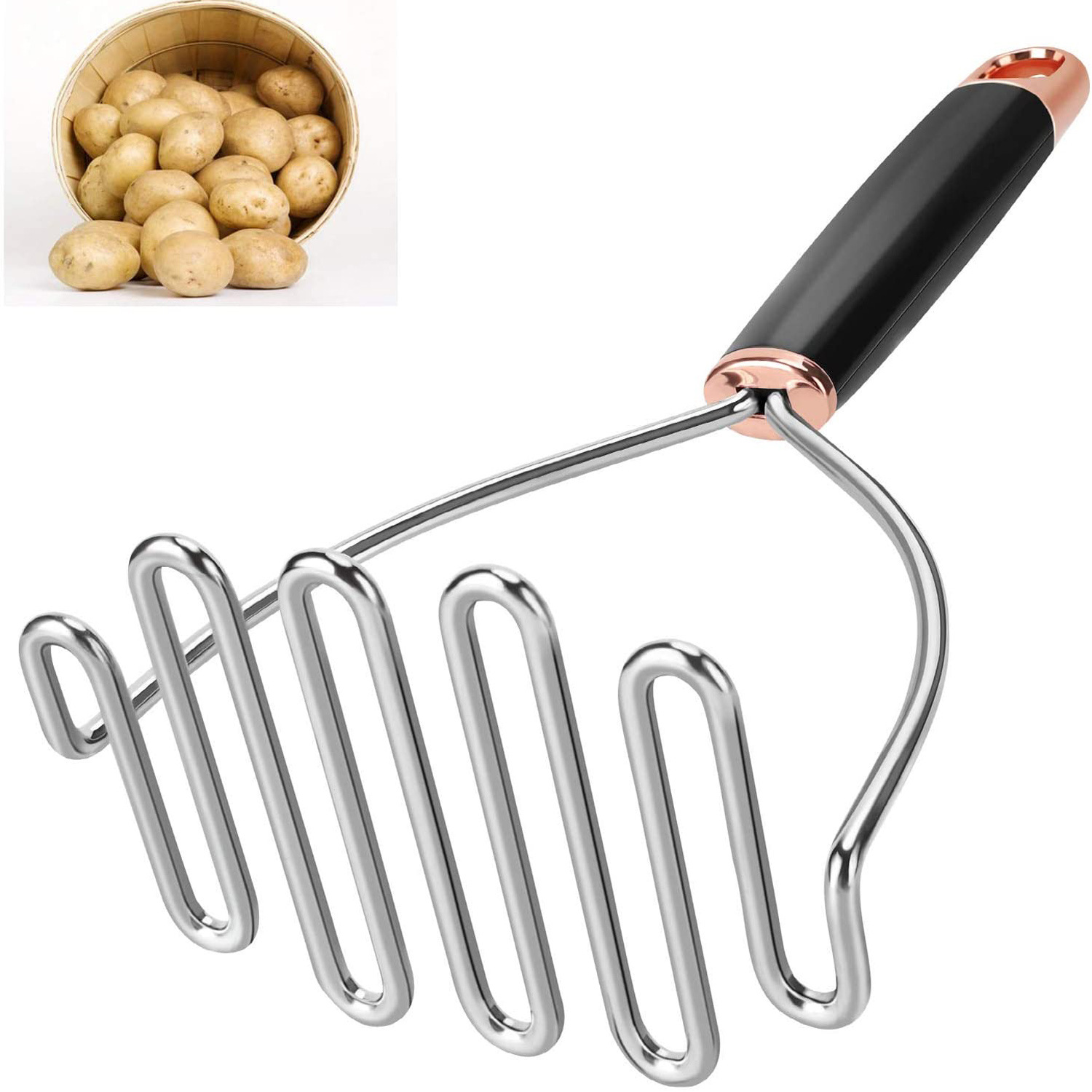 Metal Potato Masher Convenient Sweet Potato Crusher Garlic - Temu