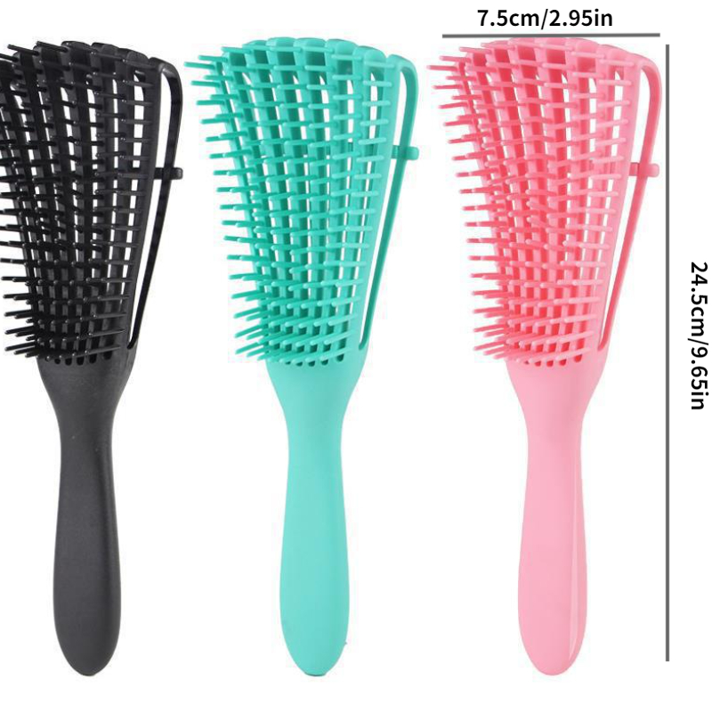 Tangle brush shop for curly hair