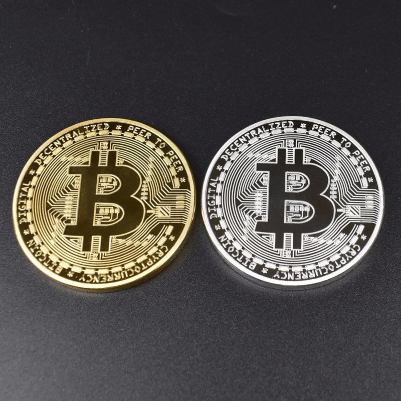 Bitcoin Collector's coin gold-silver