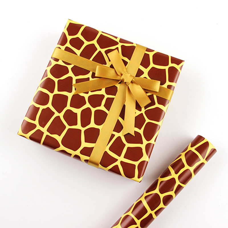 Gift Wrapping Animal Leopard Print Cow Print Gift Wrapping - Temu
