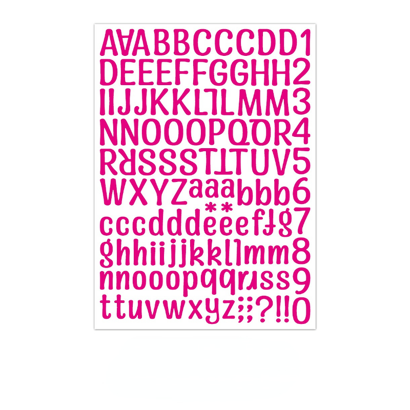 8 Sheets Letter Stickers, 1 Inch/2 Inch Colored Self Adhesive  Vinyl Alphabet Stickers Waterproof Stickers for Scrapbooking Stick on  Letters for Poster Car Mailbox Windows (Style C)