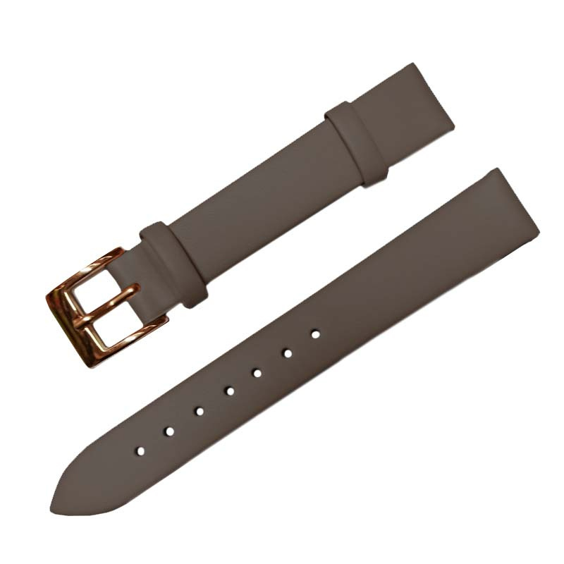 RIOS1931 Fliegeruhrenarmband Aus Rindsleder – Handgefertigt In Deutschland, 22 Mm, Braun Mit Weißer Naht