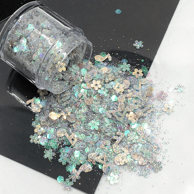 Glitter Epoxy Resin Filling Uv Crystal Resin Filler Diy Mix - Temu