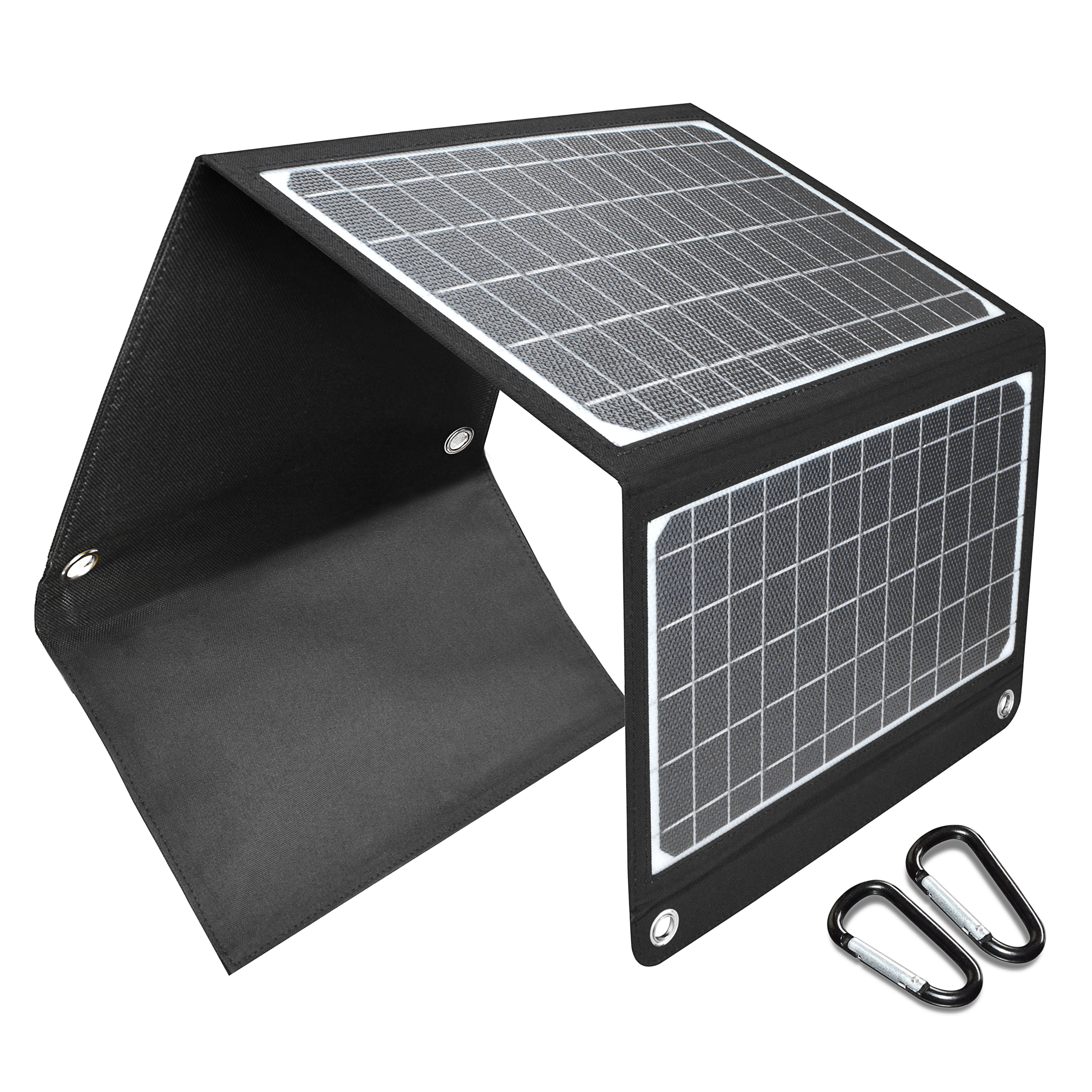axGear Chargeur de panneau solaire 5000mAh Chargeur portable Batterie  externe de secours 