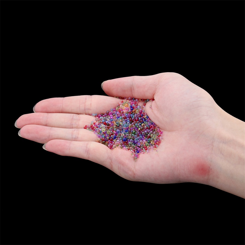 Diy Nail Art Decor: Mixed Mini Bubble Ball Beads Resin - Temu