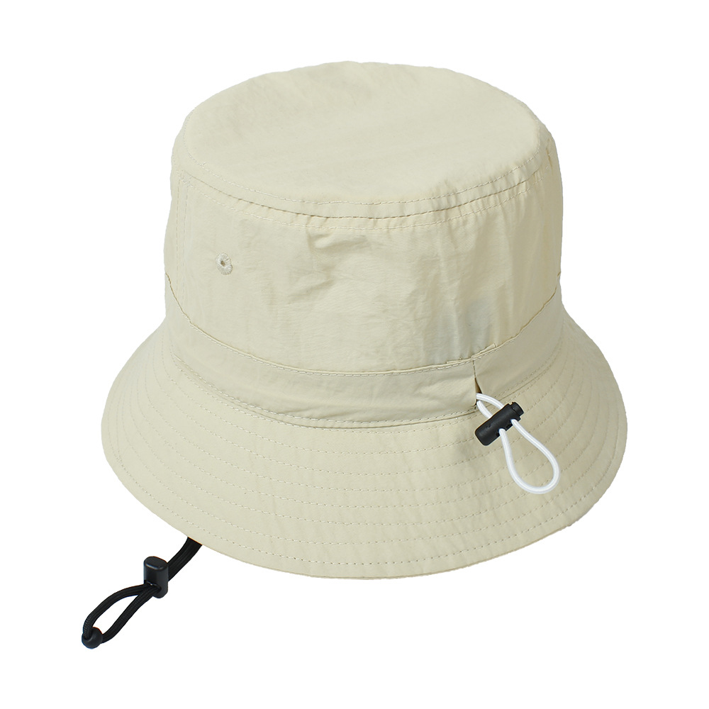 New Solid Bucket Hats With Rope 2021 Spring Summer Beach Panama Fishing  Black Travel Fishermans Hat For Men And Women - Jewelry & Accessories - Temu