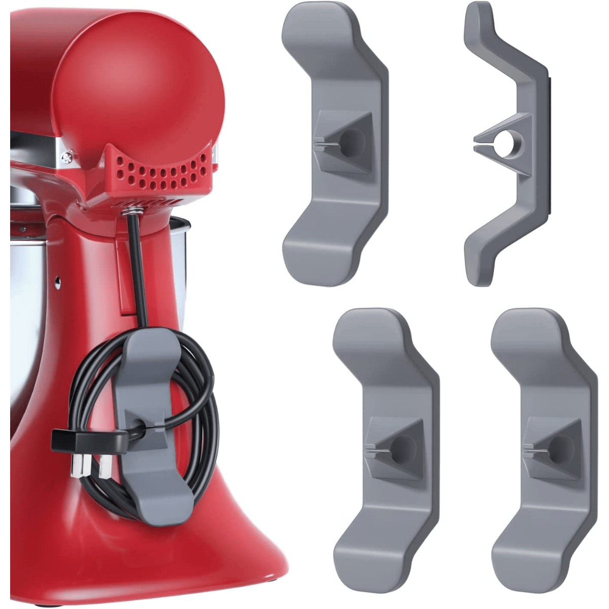 Adhesive Cord Organizer For Kitchen Appliances - Keep Your Blender, Mixer,  Coffee Maker, And Air Fryer Cords Tidy And -free - Temu