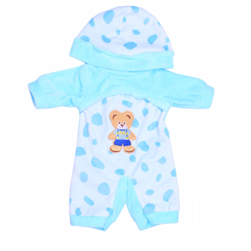 Bitty Bear Sleeper Pajama Romper Onesie-15 Inch Baby Doll