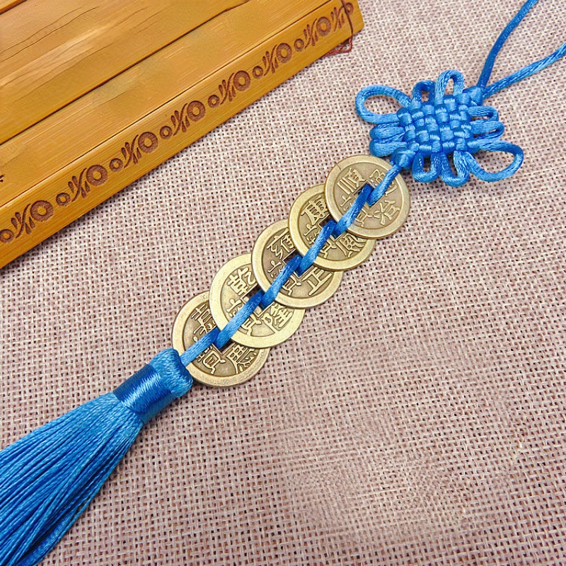 Ancient Copper Coin Pendant Auspicious Hanging Pendant