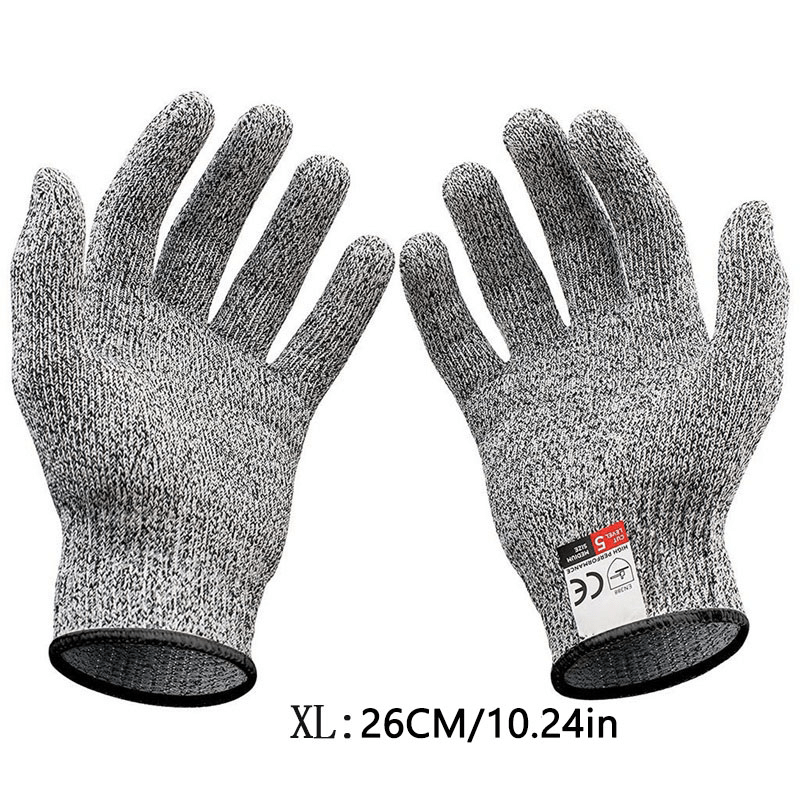 Food Grade Level 5 Protection, Safety Kitchen Cuts Gloves - for Oyster  Shucking, Fish Fillet Processing, Mandolin Slicing, Meat Cutting and Wood  Carving 