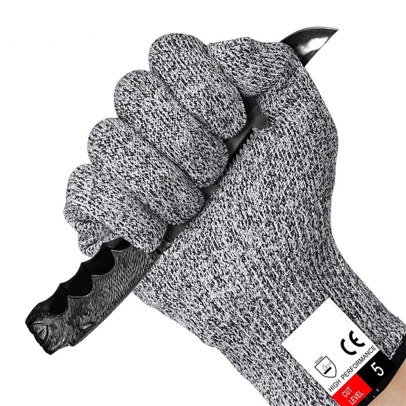 Level 9 Cut Resistant Glove Food Grade, Stainless Steel Mesh Metal Glove  Knife Cutting Glove for Butcher Meat Cutting Oyster Shucking Kitchen  Mandoline Chef Slicing Fish Fillet (Medium) 