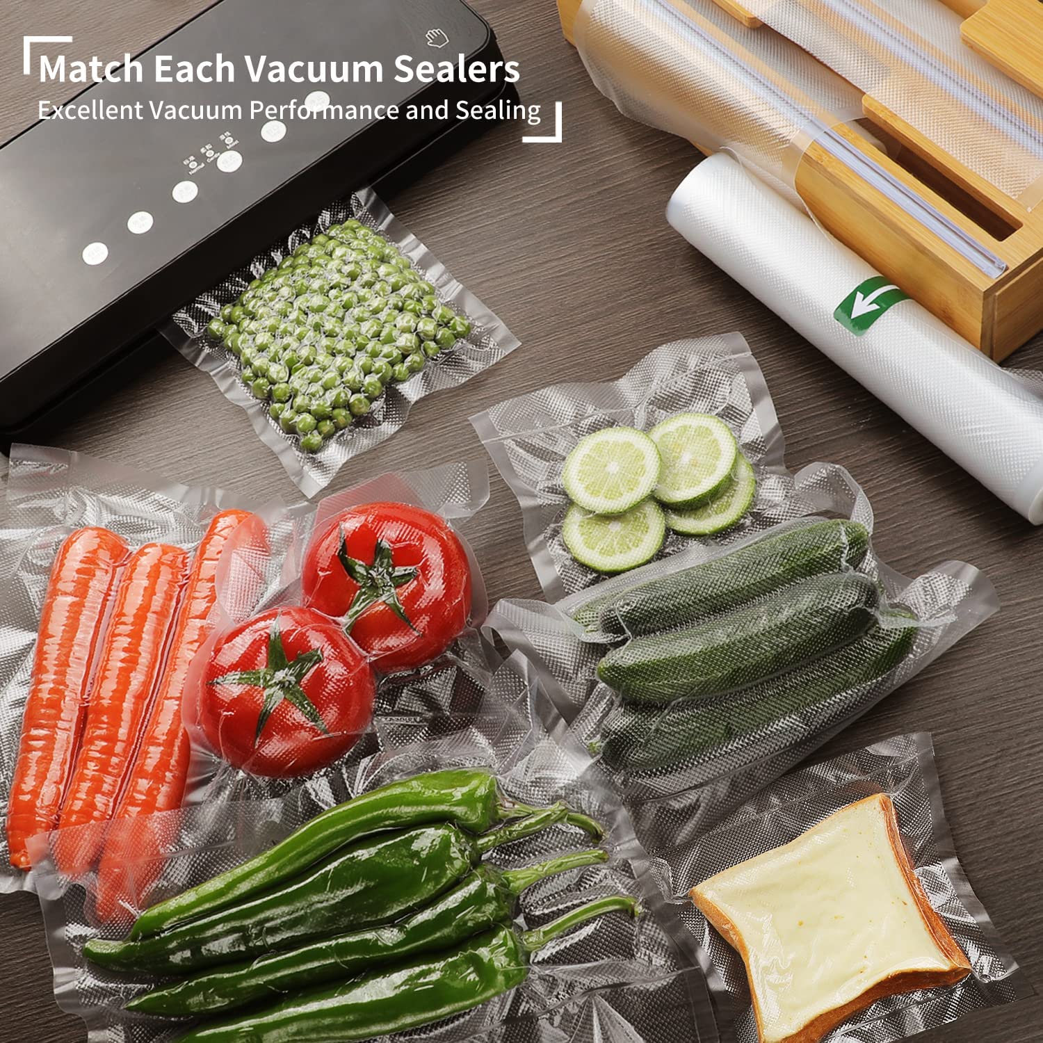 Food Vacuum Sealer Bags Rolls vacuum Food Saver Storage Embossed Seal Bag  Pack - China Mailing Bag, Courier Bag | Made-in-China.com