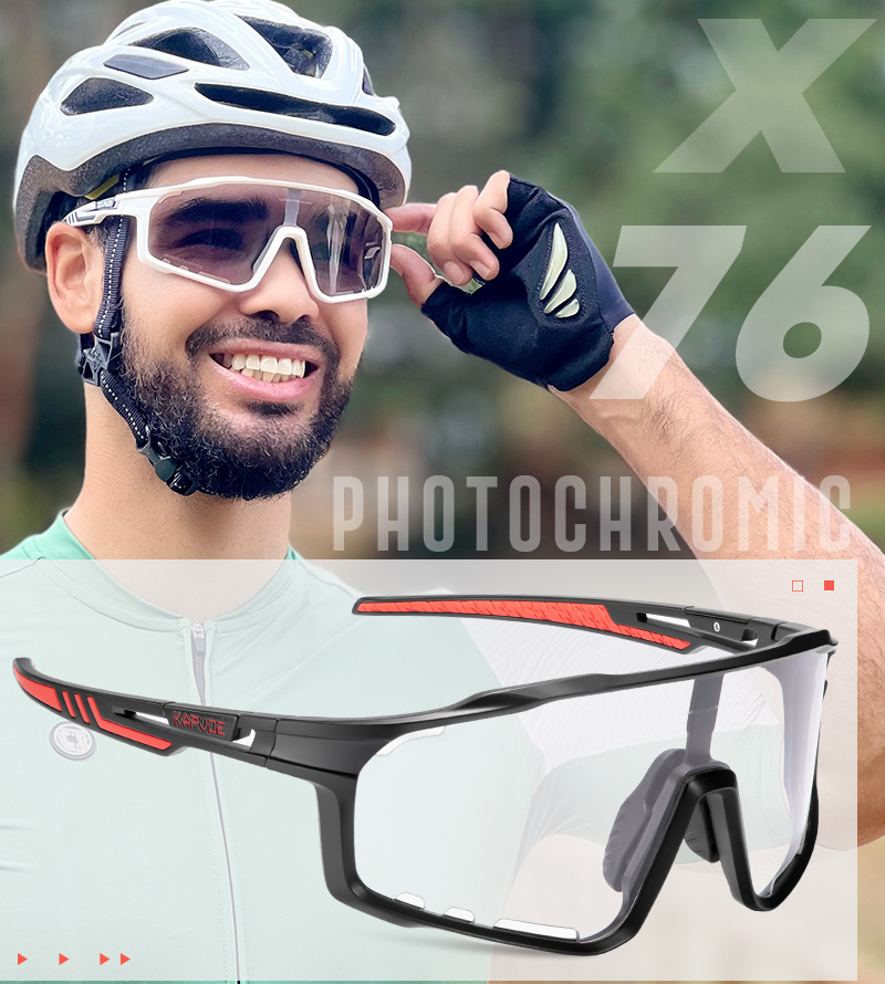 KAPVOE Lunettes Photochromiques Lunette Cyclisme Homme Femmes Velo Route  Soleil Sport VTT Running Course a Pied Base-ball Golf Football Protection :  : Sports et Loisirs