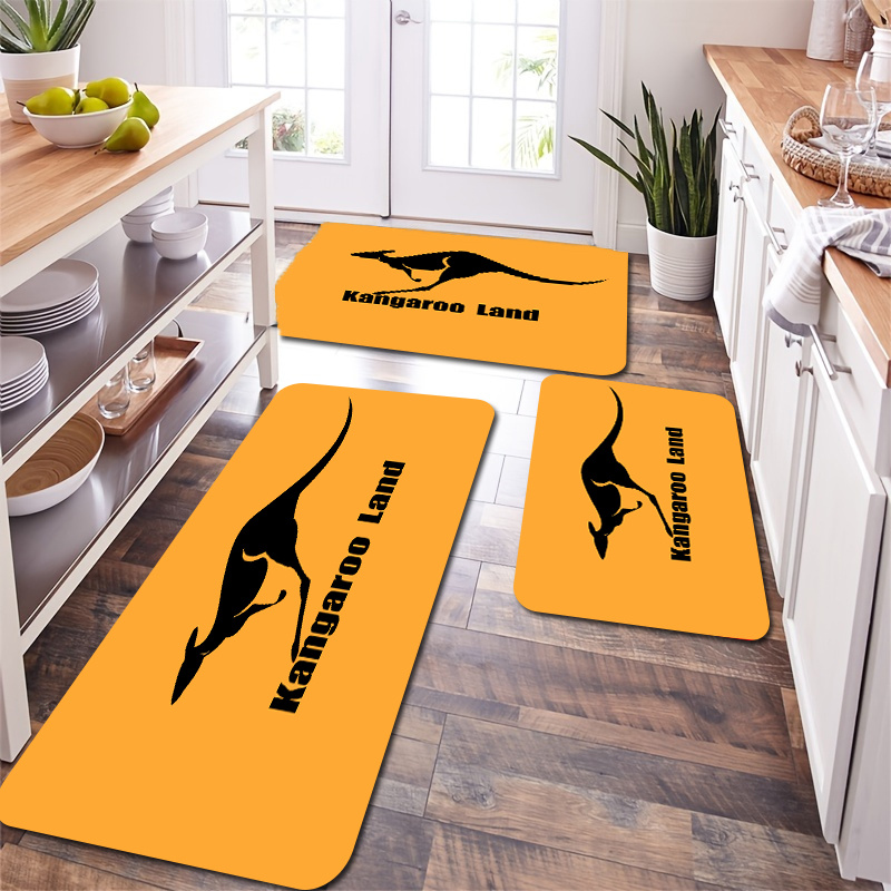 Kangaroo Printed Kitchen Mat, Non-slip Carpet, Indoor Outdoor Floor Mat,  Bedroom Bathroom Floor Mat, Entrance Carpet, Door Mat, Kangaroo Warning  Sign - Temu