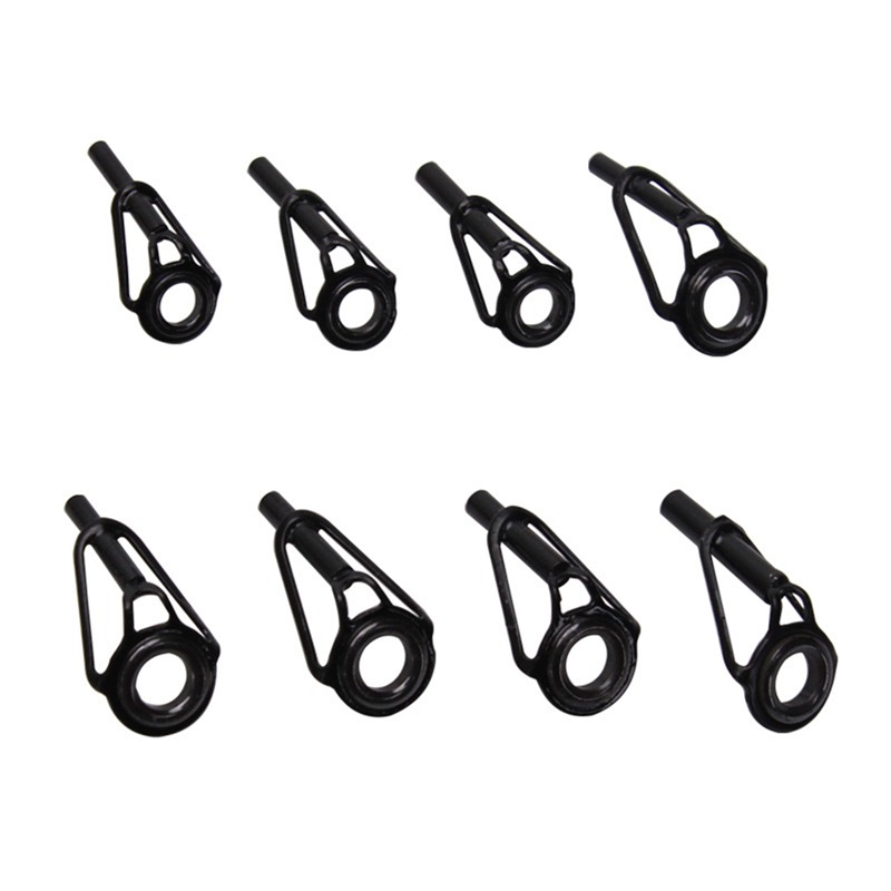 8pcs 80pcs Ceramic Carbon Steel Direction Ring Guide Set for Lure Rods