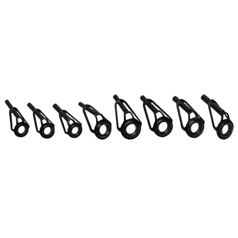 8pcs 80pcs Ceramic Carbon Steel Direction Ring Guide Set for Lure Rods