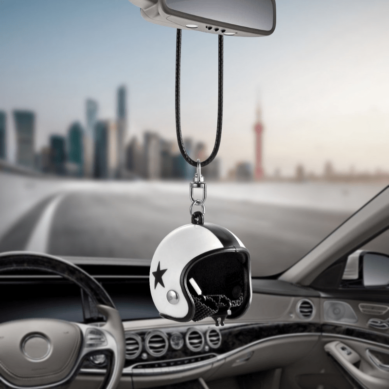 Mignon Voiture Pendentif Casque Rétroviseur Suspendu Dessin Animé  Automobile Décoration Intérieure Ornement Accessoires Voiture Pendentif, Ne  Manquez Pas Ces Bonnes Affaires