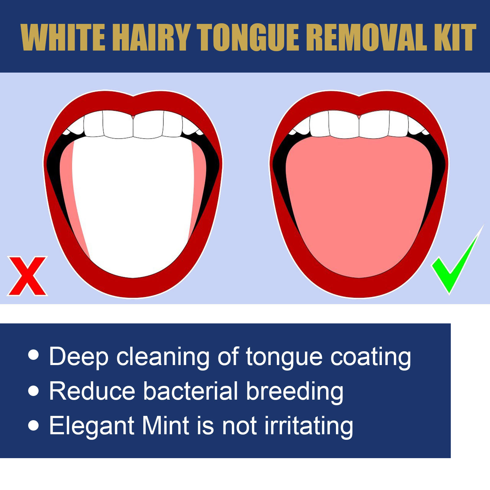 White Hairy Tongue Removal Kit, Canada White Hairy Tongue Removal Kit