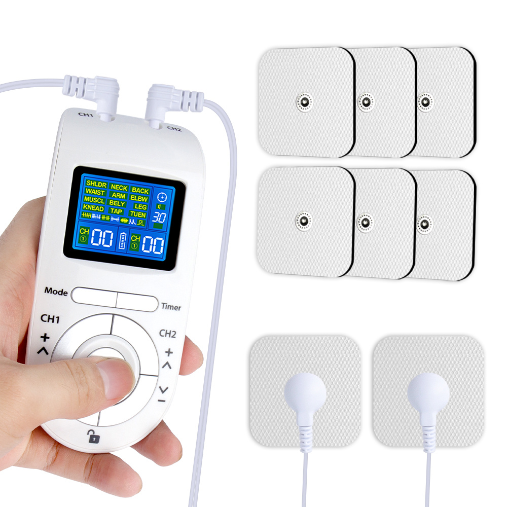 Wireless TENS & EMS Therapy Unit, 10 Modes with 39 Levels Sync