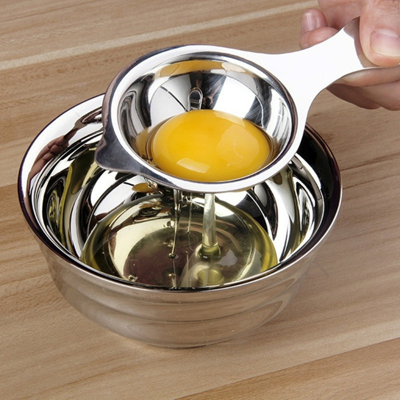 Egg Yolk Separator Divider Holder White Plastic Egg White - Temu