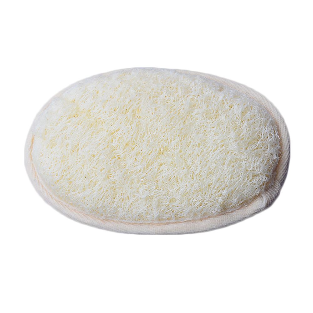 1pc, Natural Loofah Brush, Bath Exfoliating Scrub Sponge, Body Scrubber Exfoliator Soft Shower Cleaning Brush, Back Cleaner Pad, Bathing Tools