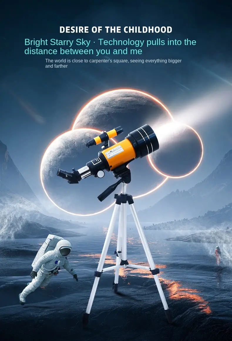 professional astronomical telescope 150 times zoom high power portable tripod night vision deep space star view moon universe details 0