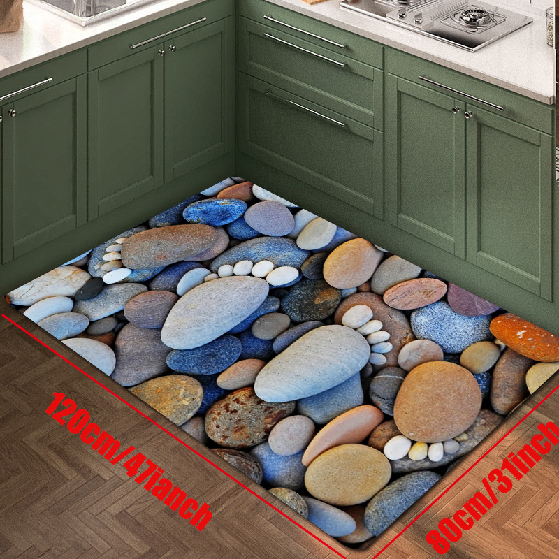 Non-slip 3d Pebbles Floor Mat For Home And Bathroom - Welcome Entrance Door Mat  Rug For Living Room And Kitchen - Soft And Durable Floor Rug With Anti-slip  Backing - Temu Germany