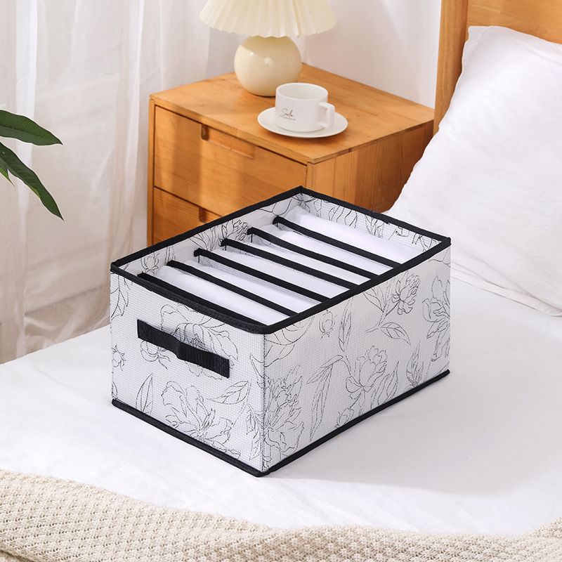 1pc Clothes Organizer Jeans Storage Box Organizer Box Wardrobe