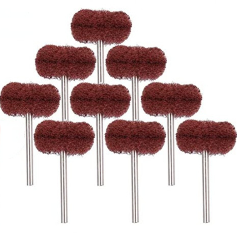 Mini Drill Abrasive Brush Shank Nylon Buffing Polishing - Temu