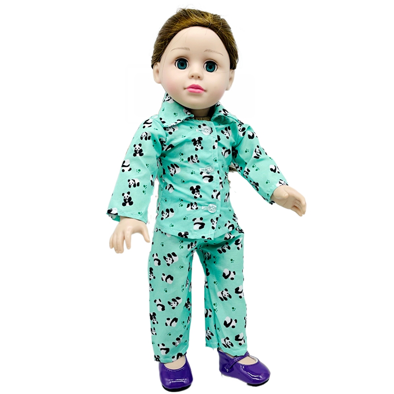 Pink Panda Pajamas fit American Girl or other 18 inch dolls – Kitt's Kloset  Doll Clothes