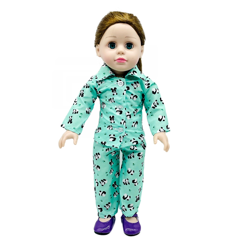 2 Pcs/Set Animal Pajamas Suit For 43 Cm Born Baby Reborn Doll