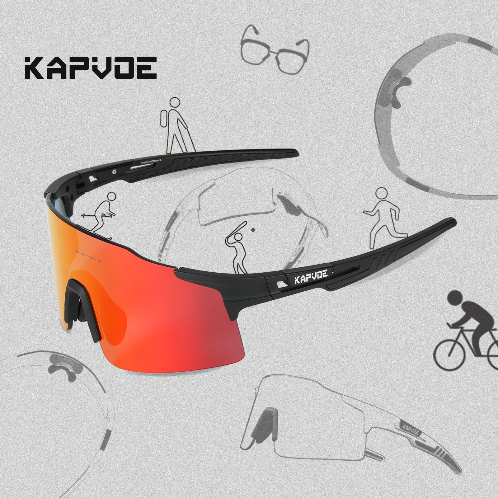 Sun Glasses Polarized New Cycling Glasses Mountain Bike Goggles