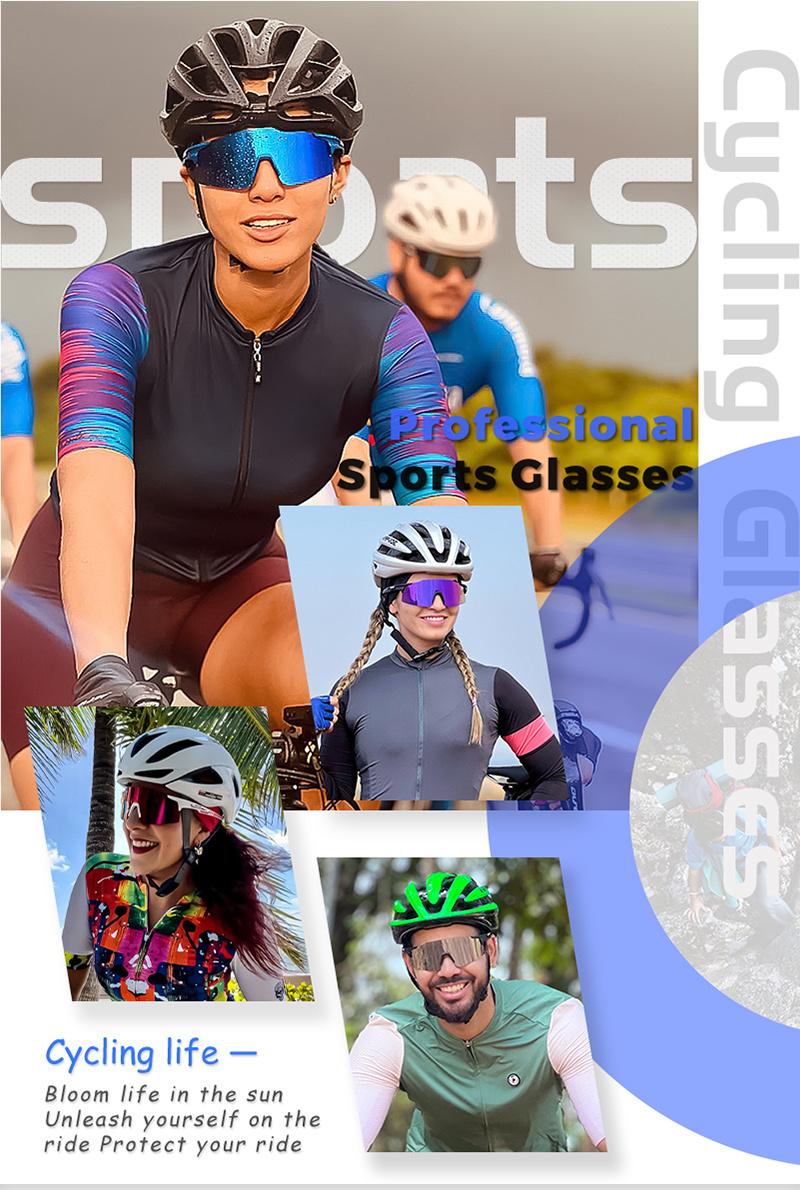 Outdoor Sport Glasses Cycling Sun Eyewear Bicycle Running Bike Riding