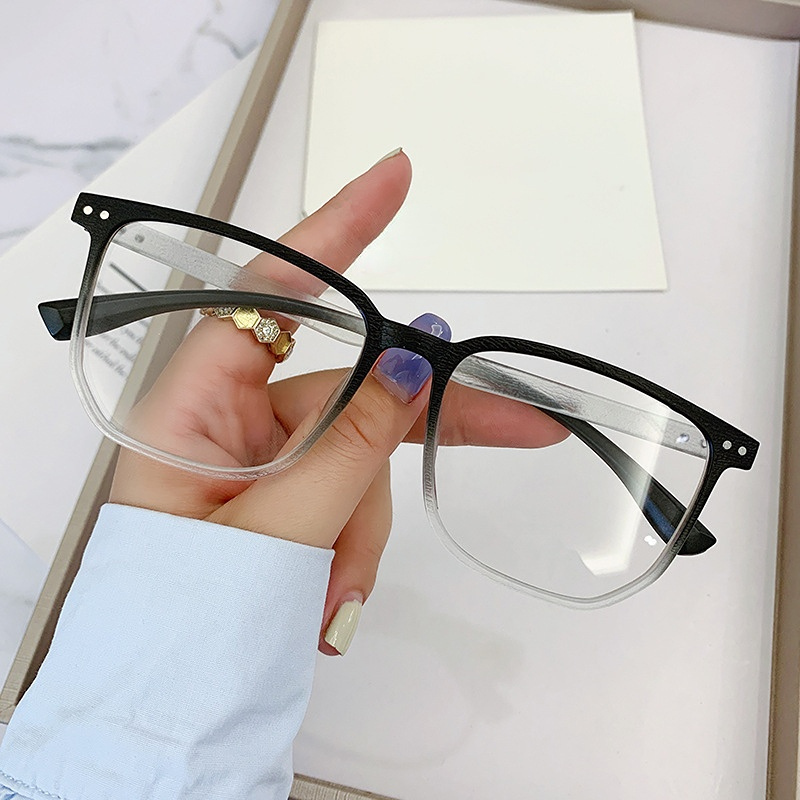 Clear Lens Fashion Glasses For Women Men Teens Macaroon Color Metal Frame Anti  Blue Light Glasses - Temu