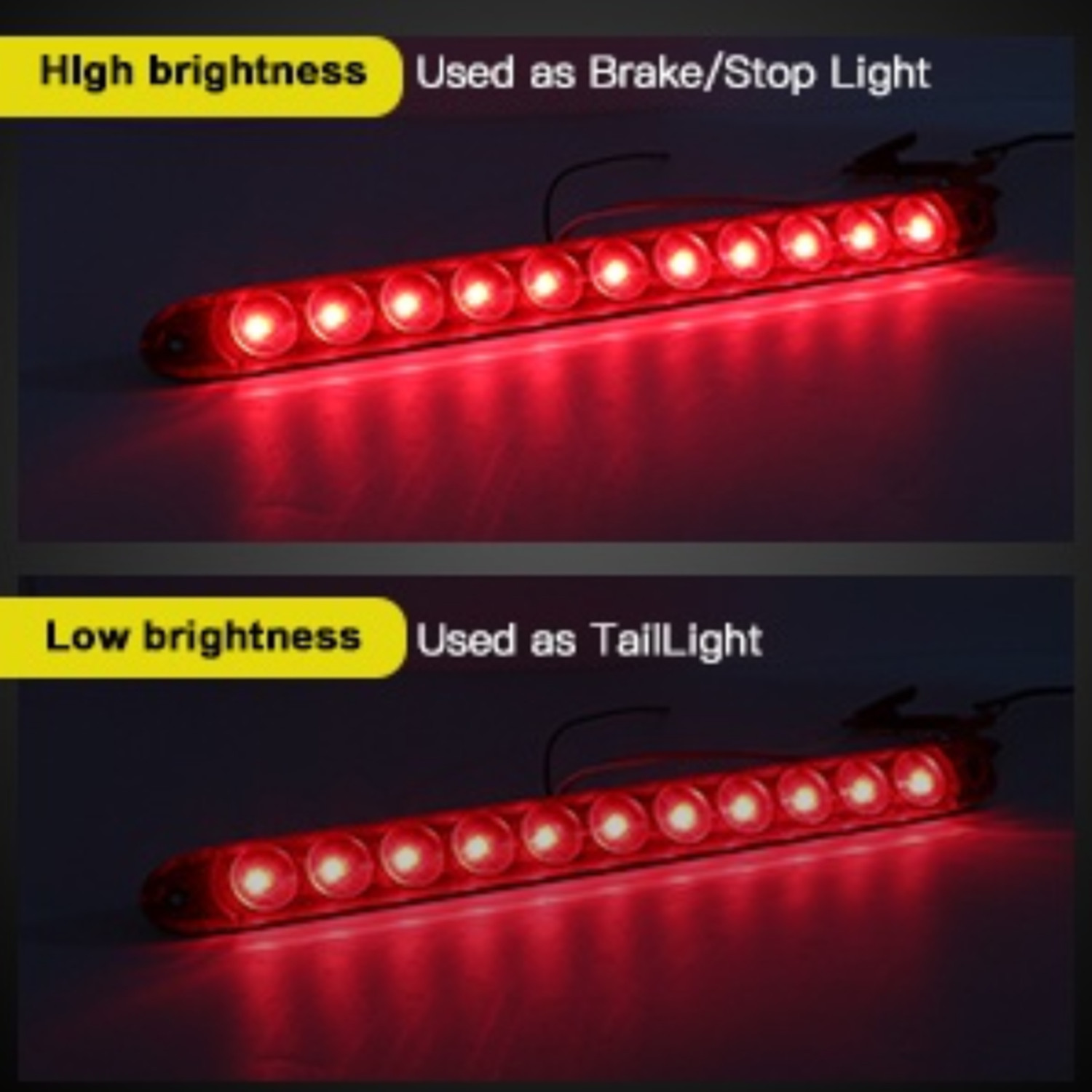Led Light Bar Side Marker Light Front Indicator Lamp Car - Temu