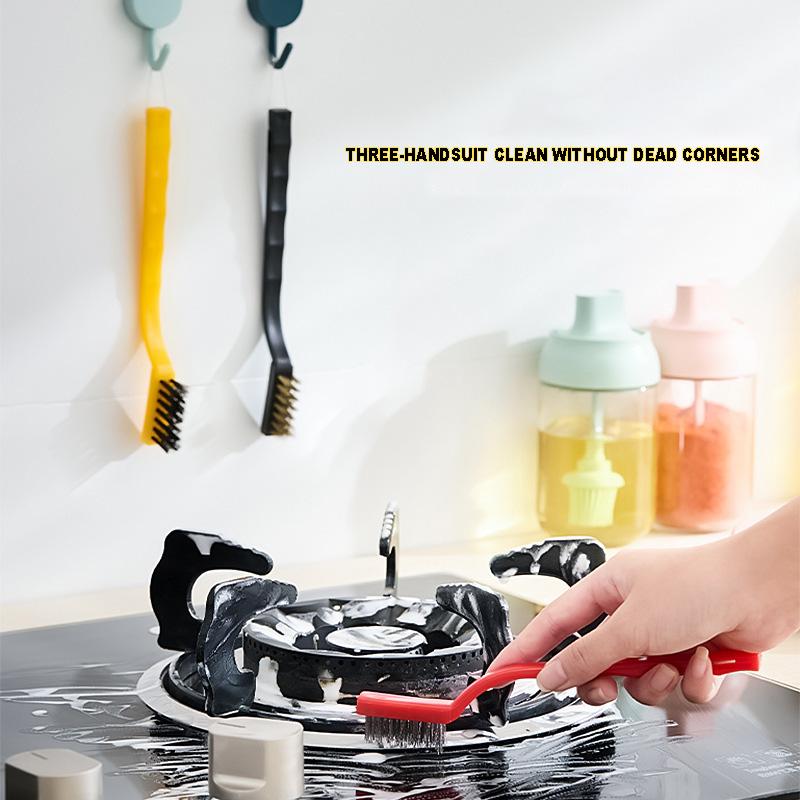 5pcs Kitchen Cleaning Tools Set For Gas Stove, Including Clean
