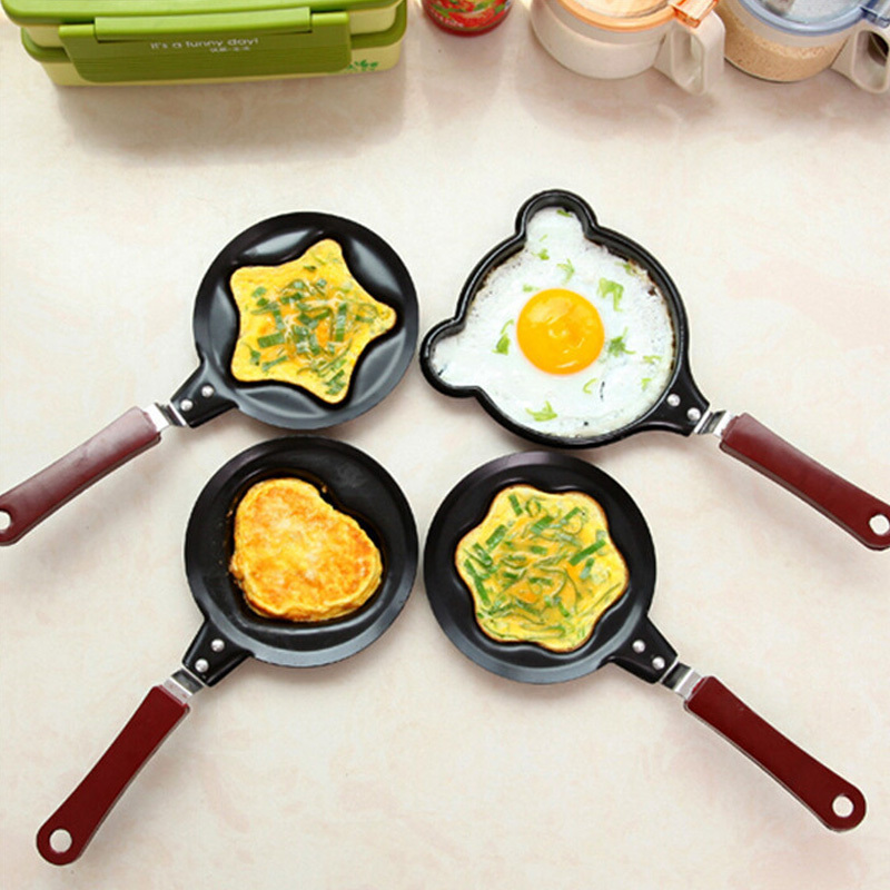 Egg Steamer Cartoon Mini Egg Pancake Frying Pan Pancake Mold Non Stick  Cookware Saucepan Breakfast Maker Egg Frying Pan Omelette Pan