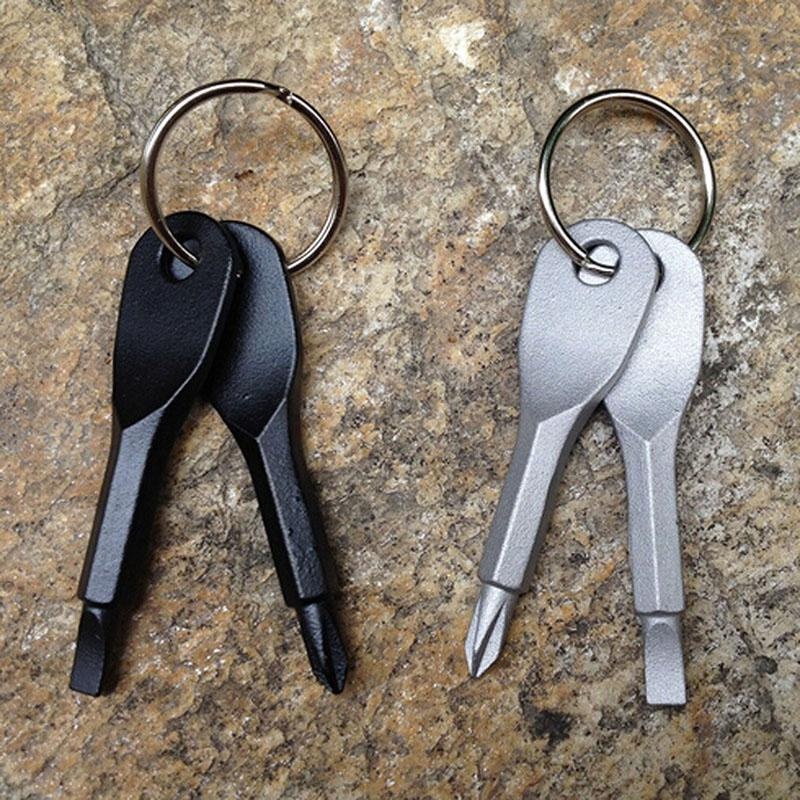 Portable Screwdriver Key Ring Set Multifunctional Mini - Temu