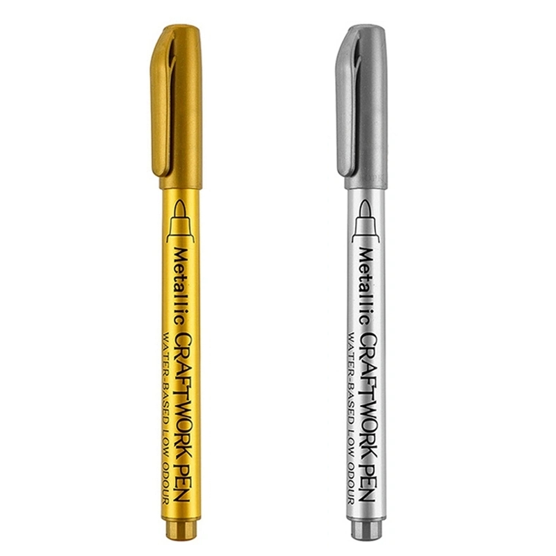 Stationary Metal pen Painting Supplies Permanent Paint Marker Pen