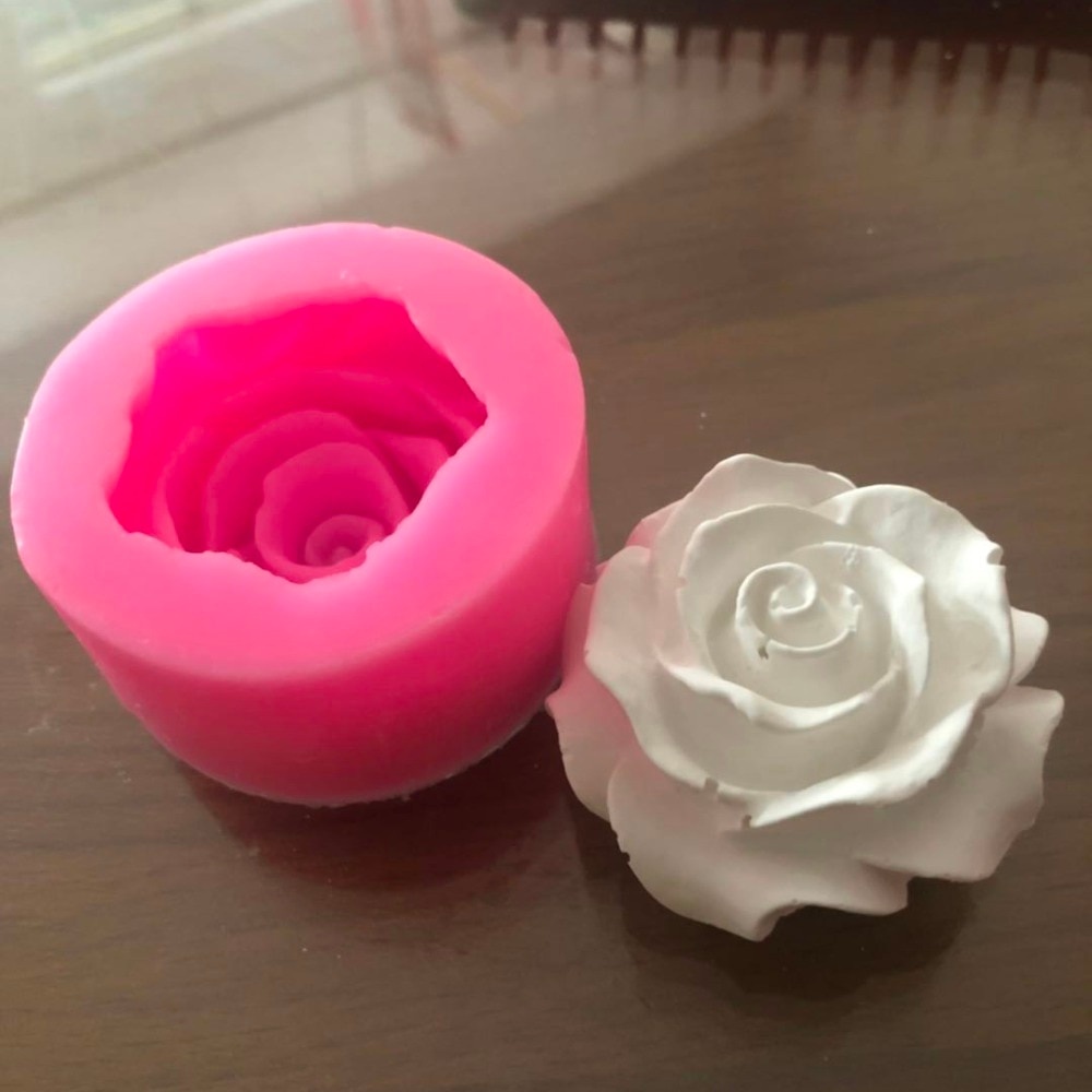 Rose Flower Silicone Mold Cupcake Topper Fondant Cake - Temu