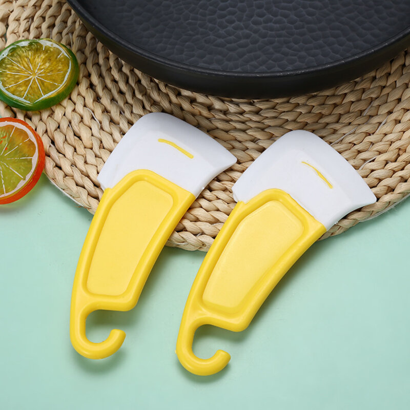 1pc Yellow Kitchen Silicone Scraper For Removing Stains From Pots, Pans And  Dishes. Home Cleaning & Party Essential Tool