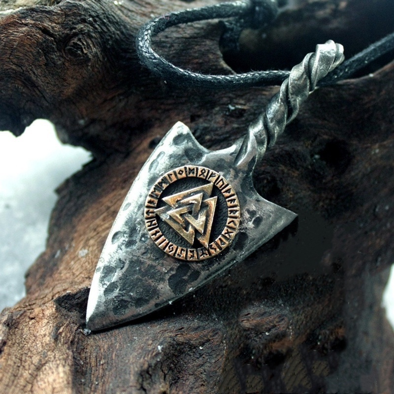 Gold Engraved Shield Necklace