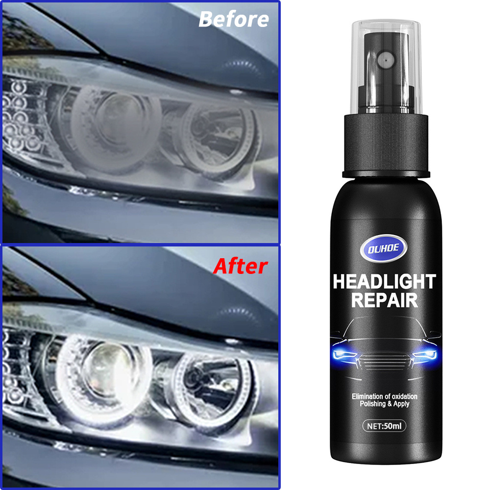 20ML Car Headlight Repair Fluid Scratch Removal Oxidation Repair Polishing  Lampshade Cleaning Tool