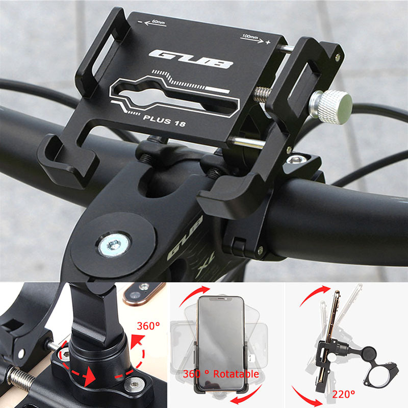 Aluminum Alloy Bike Phone Holder 360° Rotation Bicycle Phone - Temu
