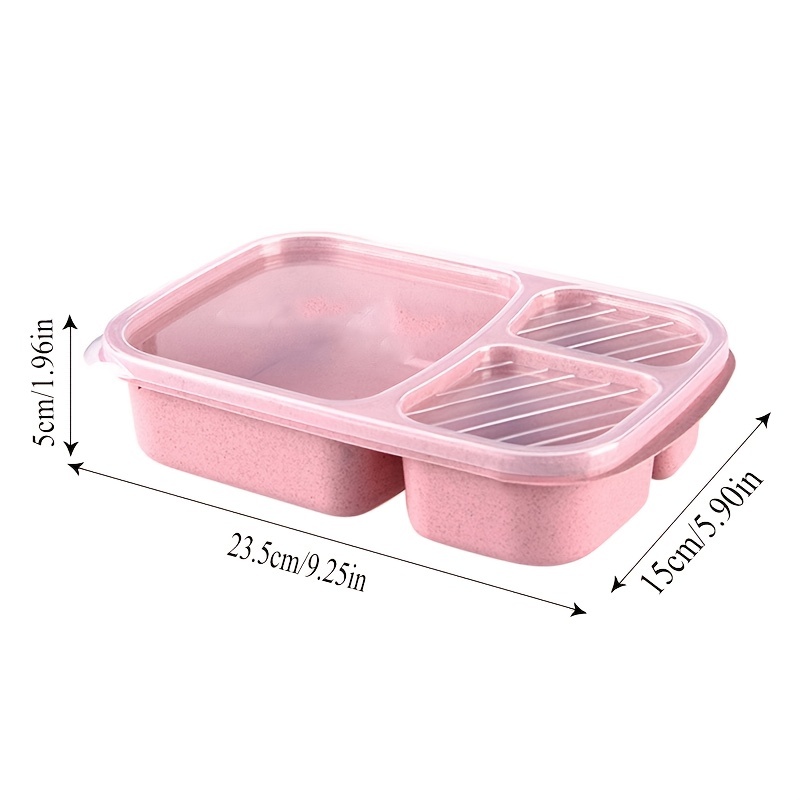 Lunch Box For Kids School Child Bags Bento Microwave Wheat Straw